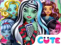 Monster Girls High School Squad background