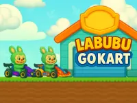 Labubu Gokart background