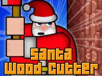 Santa Wood Cutter background