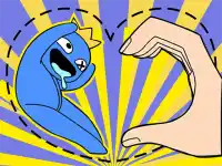 Finger Heart Monster Refill background