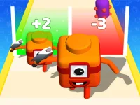 Merge Number Cube 3d Run Game background