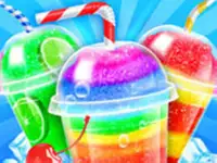 Rainbow Frozen Slushy Truck - Summer Desserts background