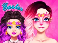 Easter Funny Makeup background