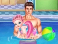 Baby Taylor Caring Story Learning background