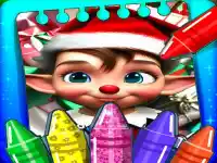 Christmas Elves Coloring Game background