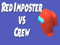 Red Impostor vs Crew HD background