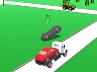 Truck Town Parking Cars 2022 background