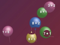 Balloon Pop Addition 3D Game background
