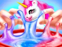 Kids Unicorn Slime background