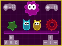 Neon Slimes background