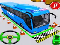 Police Bus Parking- Simulation background
