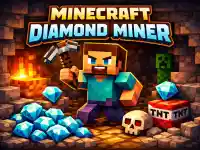 Minecraft Diamond Miner background