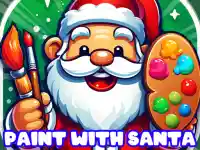 Paint with Santa background