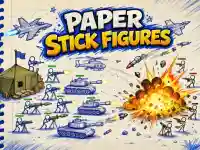 Paper Stick Figures background