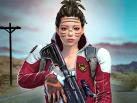 Commando Girl background