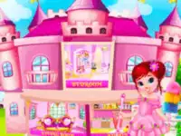 Princess House Cleaning Game background