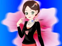 Flower Shop Girl Dress up background
