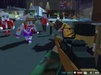GunGame 24 Pixel blocky combat background