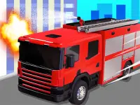 Fire Truck Rescue Driving background