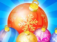 Dice puzzles: New year background