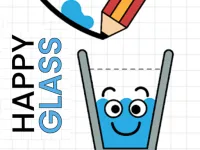 Happy Glass Thirsty Fish background