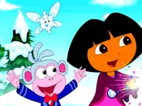 Dora Find 5 Differences background