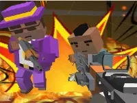 Advanced Blocky Gangster Warfare background