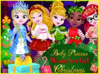 Baby Princesses Christmas: Dress Up Game background