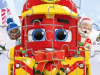 Mighty Christmas Jigsaw background