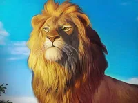 Angry Lion Sim City Attack background