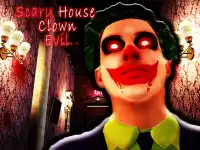 Scary House Clown Evil background