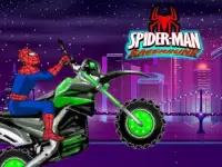 Spiderman Moto Racer background