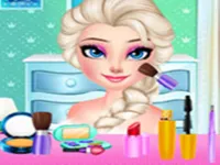 Elsa Dresser Decorate And Makeup background