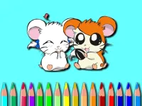 Hamster Coloring Book background