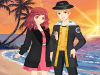 Couple Anime Dresser background