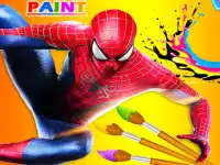 Spiderman Coloring background
