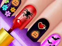 Glow Halloween Nails - Polish & Color background