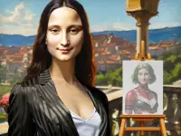 Mona Lisa Fashion Experiments background