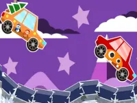 Winter Racing 2D background