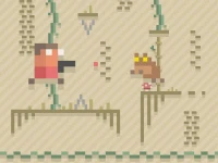 Paper Pixel Adventure background