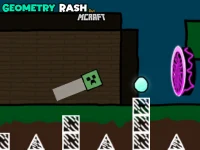 Geometry Rash But MCraft background