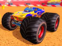 Monster truck Offroad Stunts background