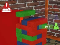 Bricks Jenga 3D background