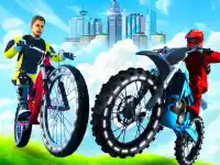 City Bike Racing Champion background