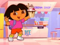 Ice Cream Maker With Dora background