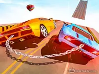 Chain Cars Racing game 3D background