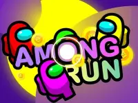 Among running background