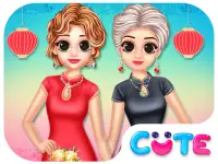 Princess Cheongsam Shanghai Fashion background