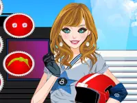 American Football Girl background