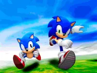 Sonic Jigsaw Puzzle Collection background